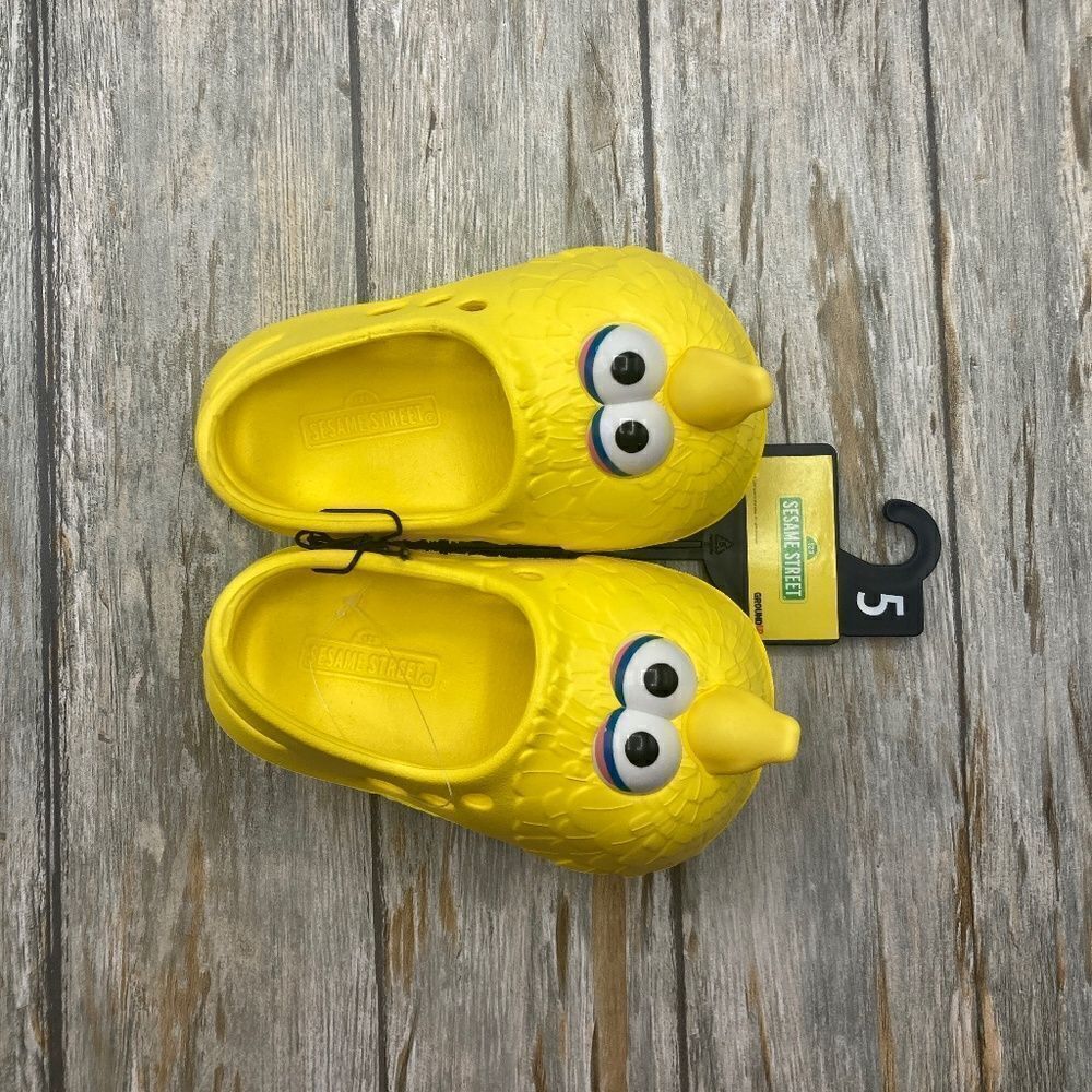 Baby Infant Sesame Street Big Bird Clogs Shoes Size 5